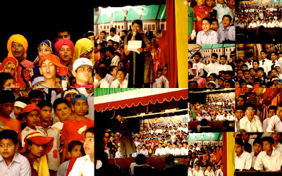"Closing ceremony, a collage of the colsing ceremony."