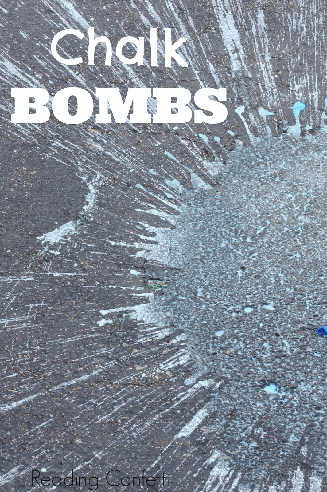 Chalk Bombs Water Balloon Fun Reading Confetti