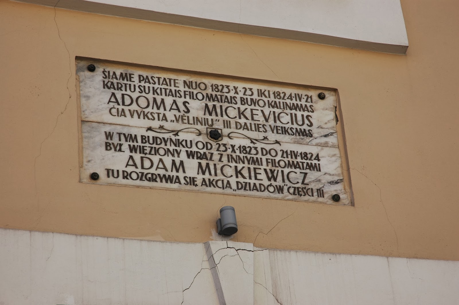 miejsce akcji Dziadów cz. III miejsce akcji Dziadów cz. III