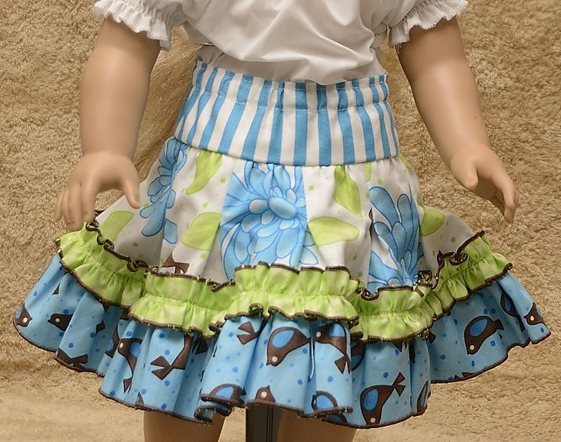 Sew It Up The Pleated Twirl Skirt for Dolly