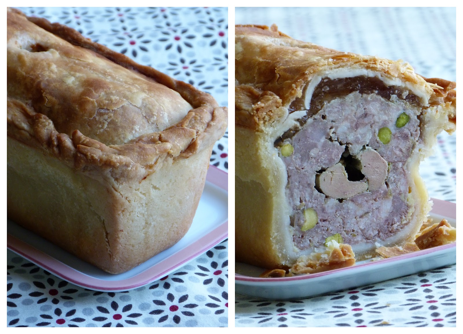 Chic, Chic, Chocolat... Pâté de canard en croûte au foie gras et aux