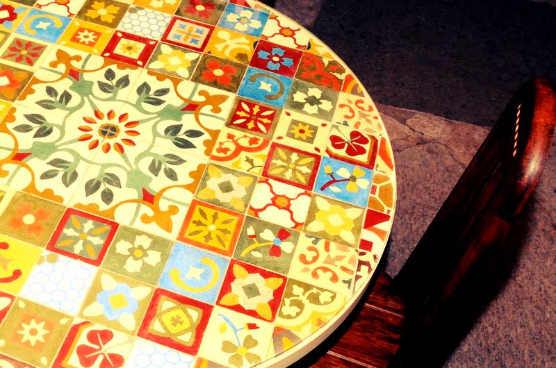 Conjunto de mesas e Bistrôs - Mosaicos Portella