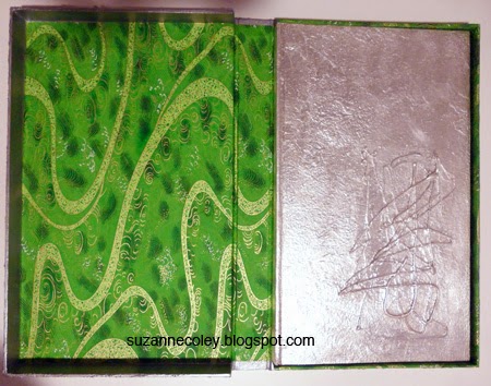Gilded Silver artist's book by Suzanne Coley Gilded silver artist's book and box