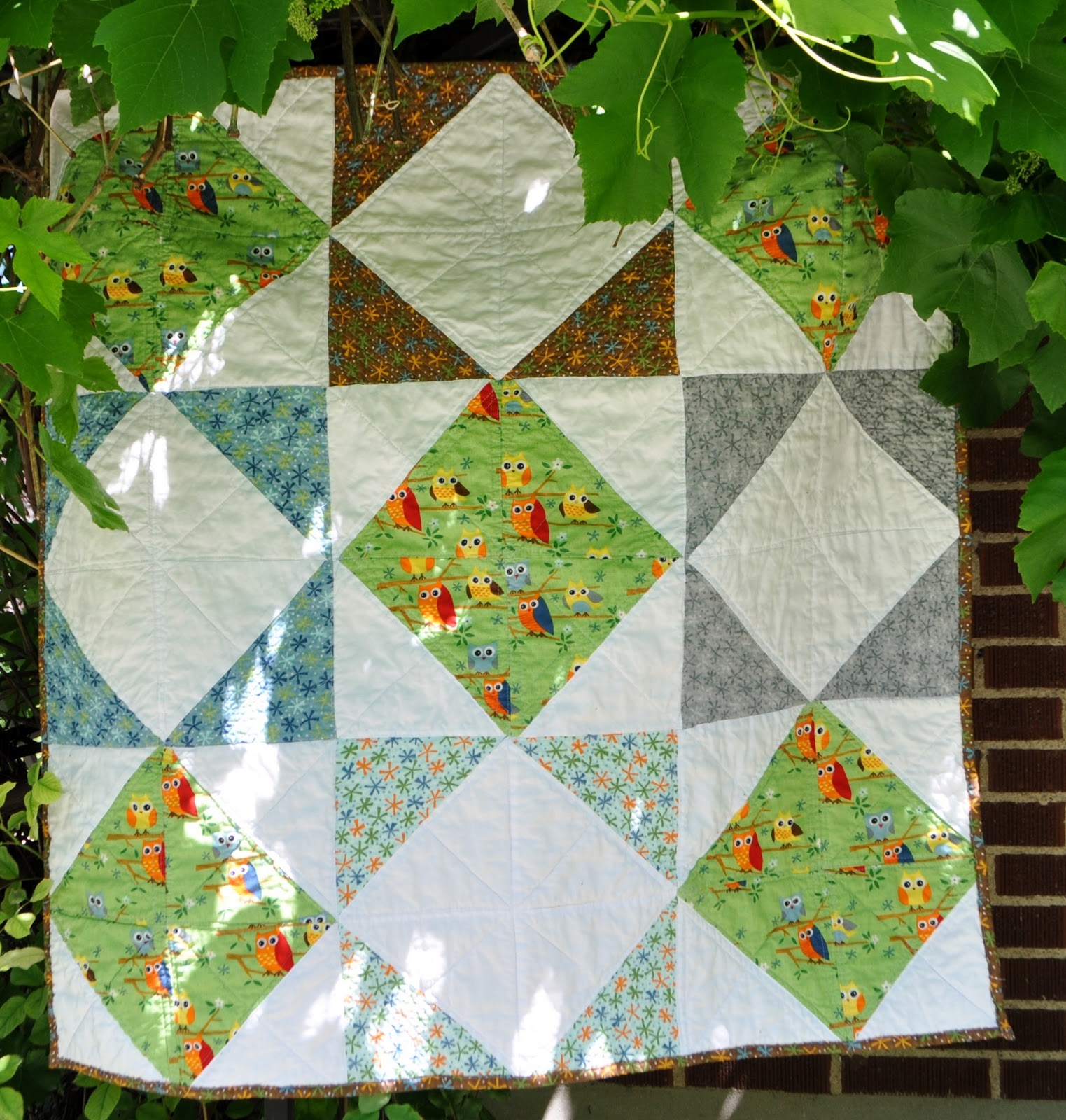 Richard and Tanya Quilts Baby Shower and Practice Quilt