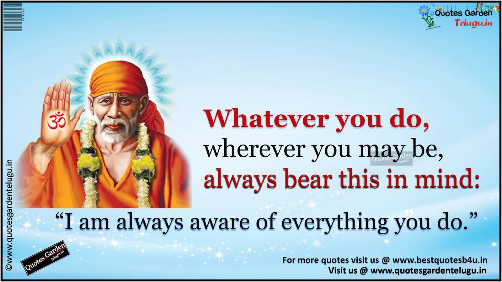 Shiridi Saibaba quotations sayings thoughts | QUOTES GARDEN TELUGU ...