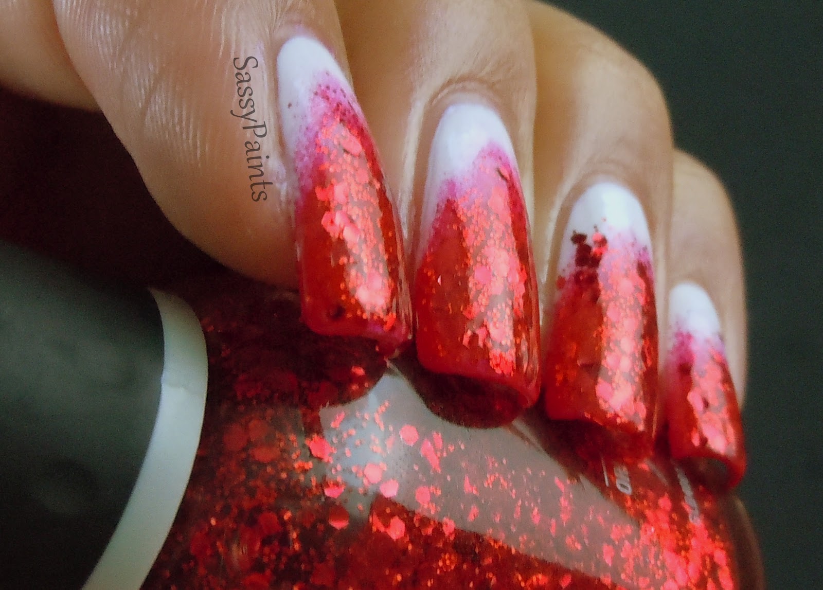 Sassy Paints Day 17 "Glitter"