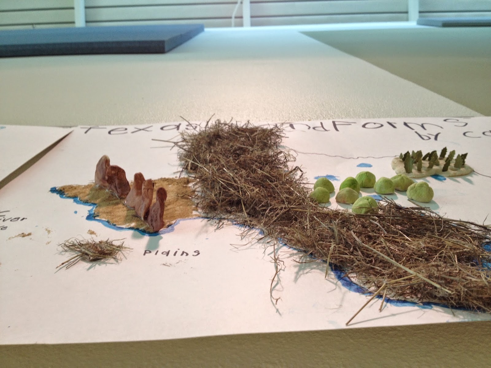 3D Landforms Map by Teaching in Blue Jeans