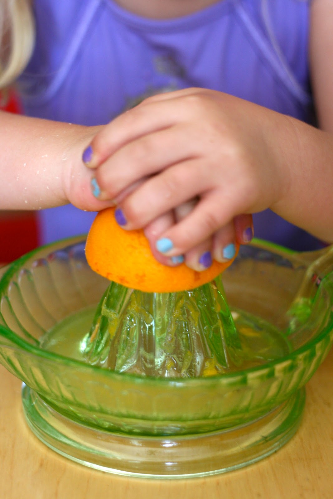 The Little Backyard Farm Fresh squeezed orange juice