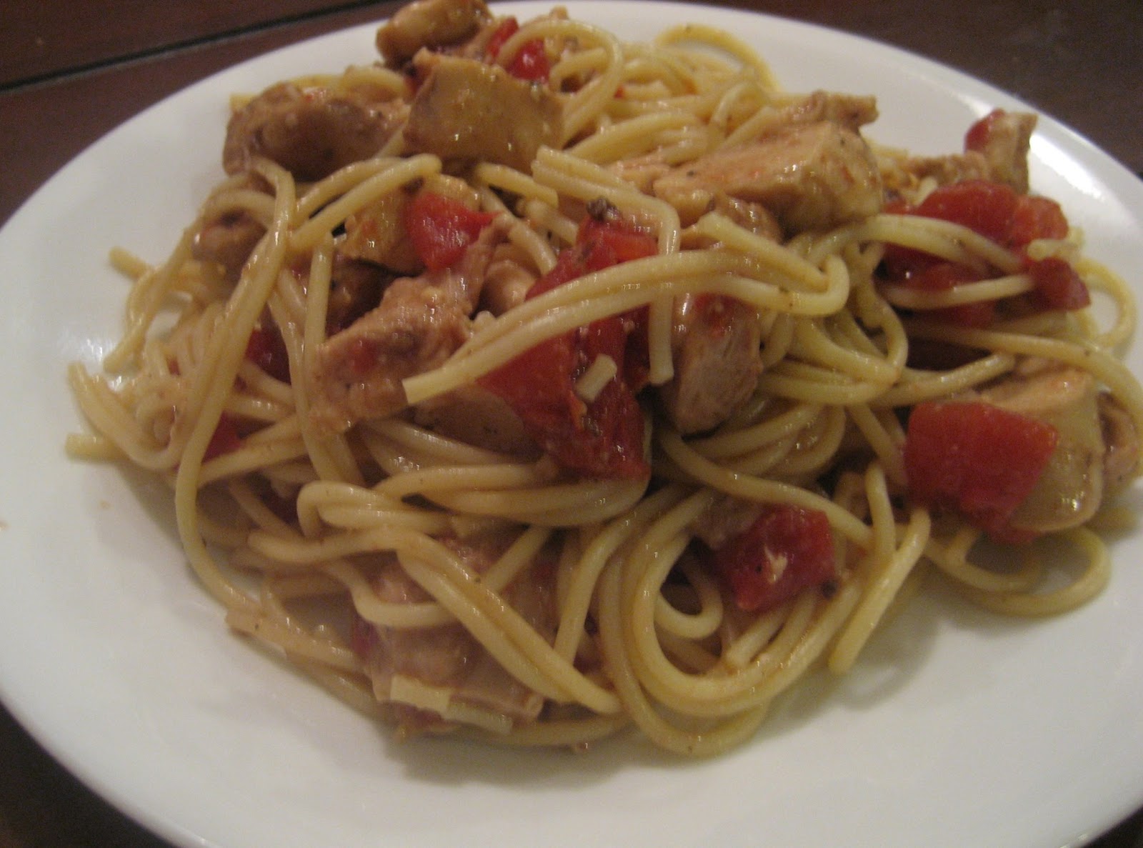 Baking in Arizona Slow Cooking Chicken Margherita Pasta