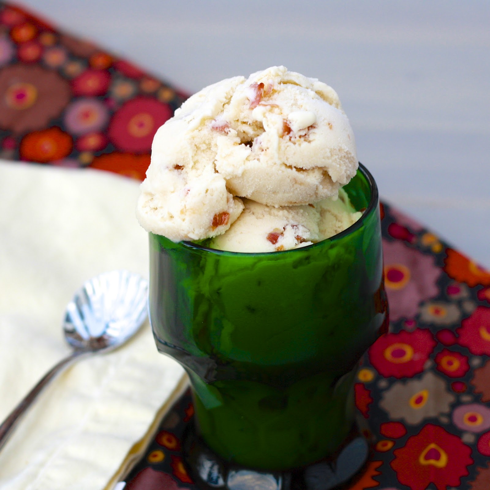 Maple Whiskey Ice Cream with Candied Bacon The Sweets Life