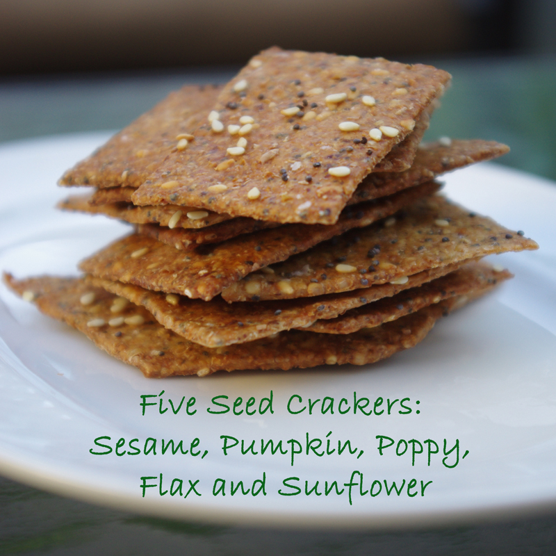Within the Kitchen Five seed cracker recipe