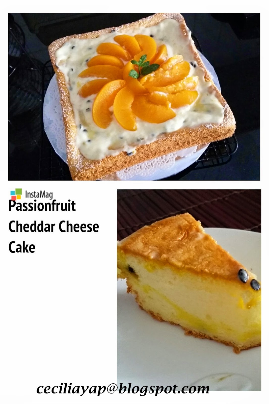 Sassy Haven Passionfruit Cheddar Cheese Cake