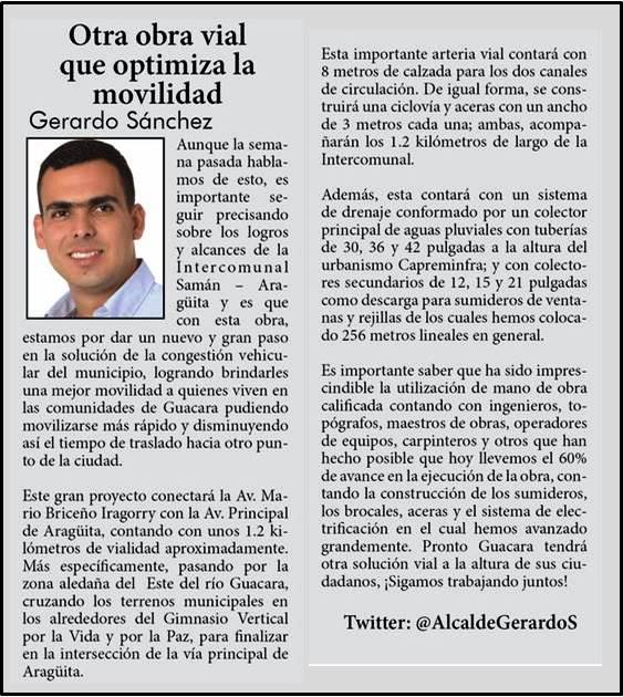 Columna semanal @AlcaldeGerardoS