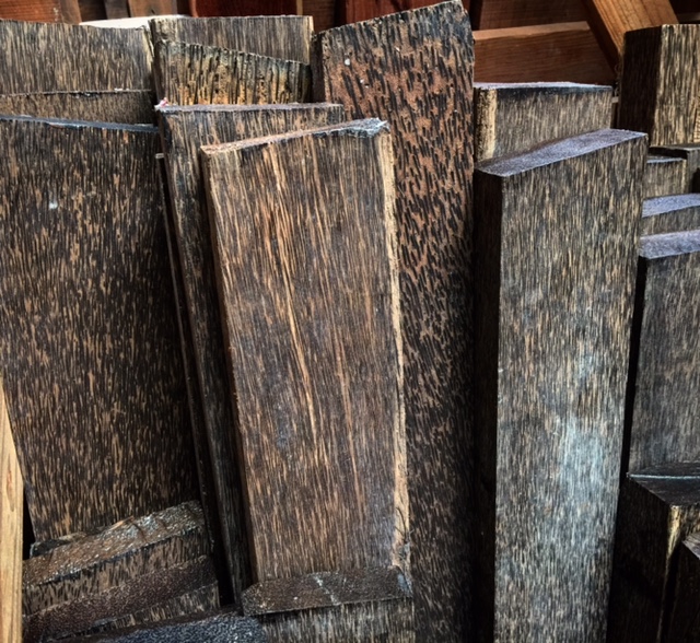 Tropical Exotic Hardwoods Black Palm! New 4/4 and 8/4 lumber in stock