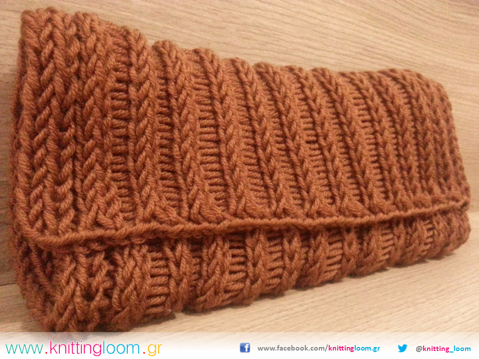 Knitting (b)Loom Tutorial Open Braid Stitch Using A Long Knitting Loom!