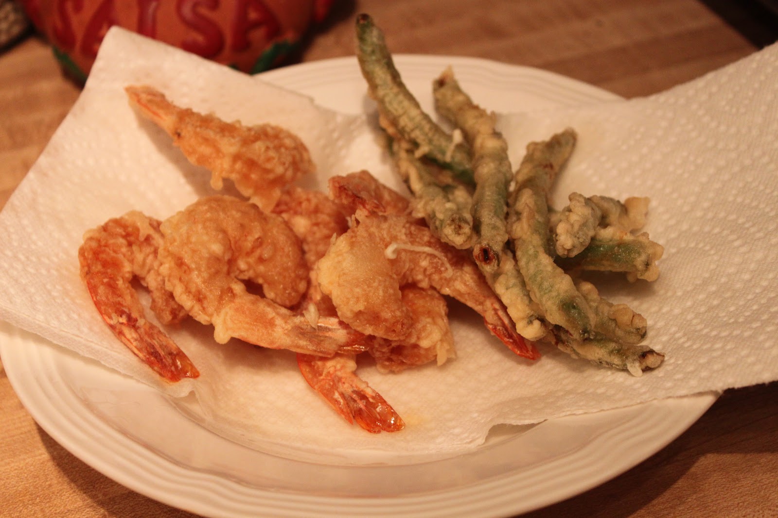 Shrimp Tempura & Green Beans TAKE 2