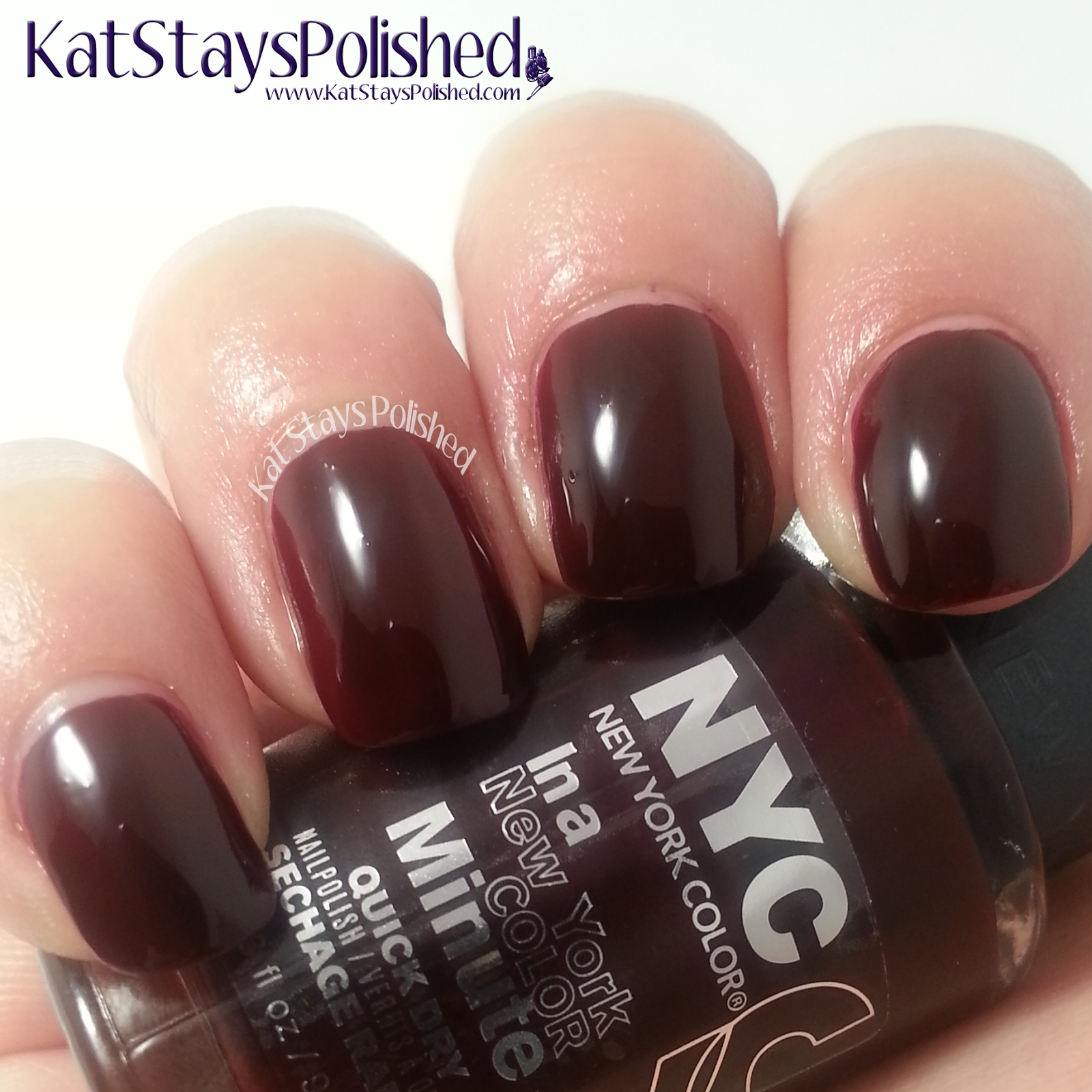 NYC New York Color - Midnight Beauty Collection - I Am Not AffRED | Kat Stays Polished