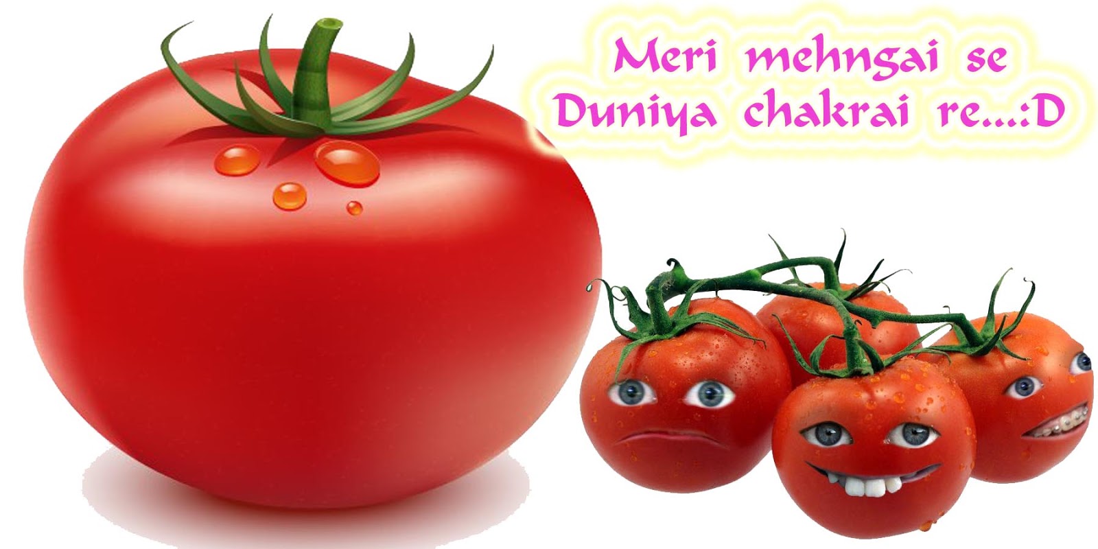 Hindi joke on tamater आज टमाटर अपनी बेज्जती का खूब बदला ले रहा है