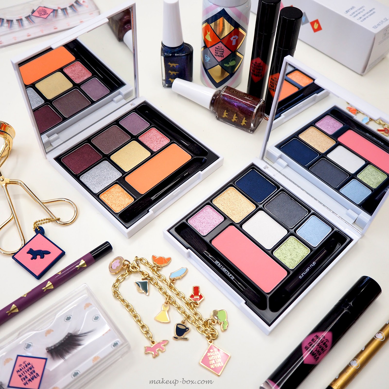 The Makeup Box A Look At Shu x Maison Kitsuné Holiday 2015 Makeup