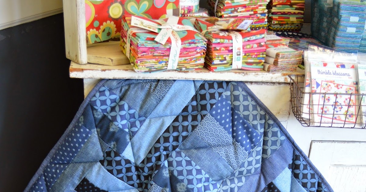 THE QUILT BARN Indigo Denim Baby Quilt