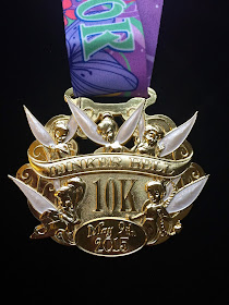 2015 Tinker Bell 10K medal