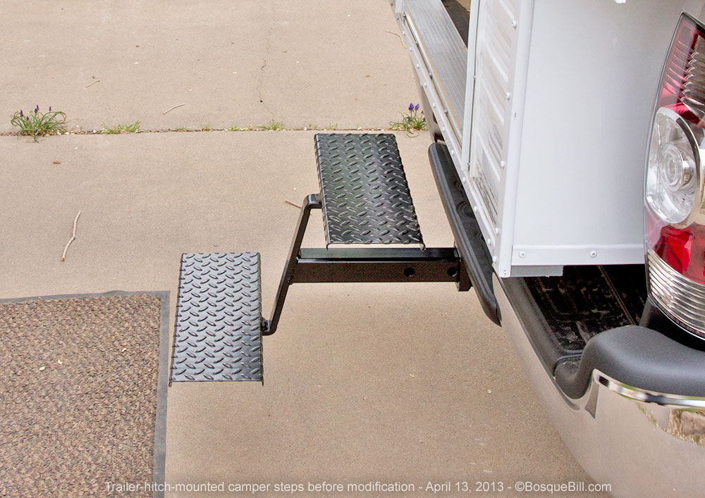 Bosque Bill's Backroads Camper Steps Modification