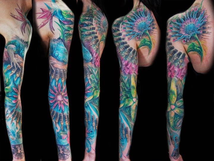 tiofu - Najpiękniejsze tatuaże: kobiece rękawy