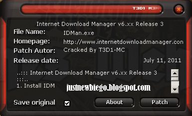 Internet Download manager 6.21 Build 16 update terbaru