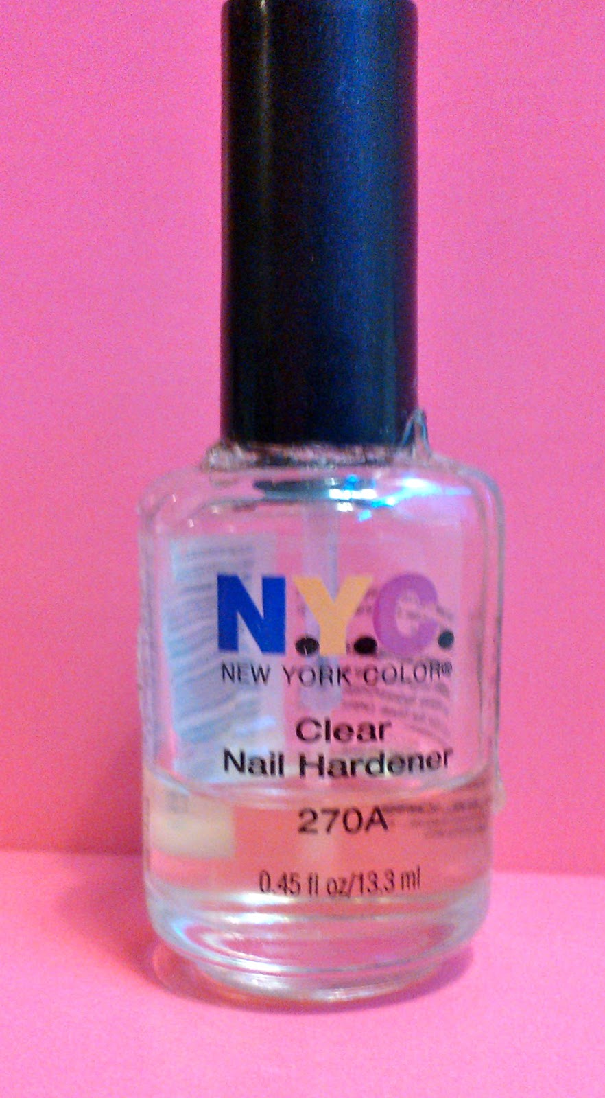 Review Sally Hansen Hard as Nails vs. NYC Clear Nail Hardener From The Hoard