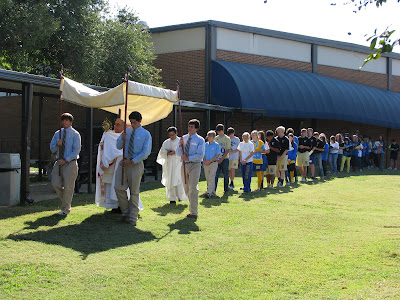 Montgomery Catholic Students Celebrate 9th Annual Worldwide Eucharistic Holy Hour with Mass and Adoration 1