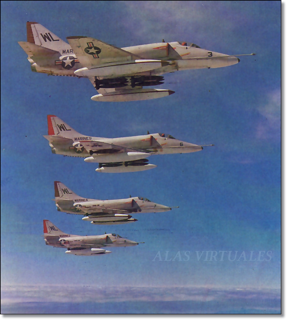 Los 60 años del Skyhawk McDonnell+Douglas+A-4+Skyhawk+6