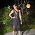 Sonam Kapoor leg show in black Stella McCartney at Farah Khan's party