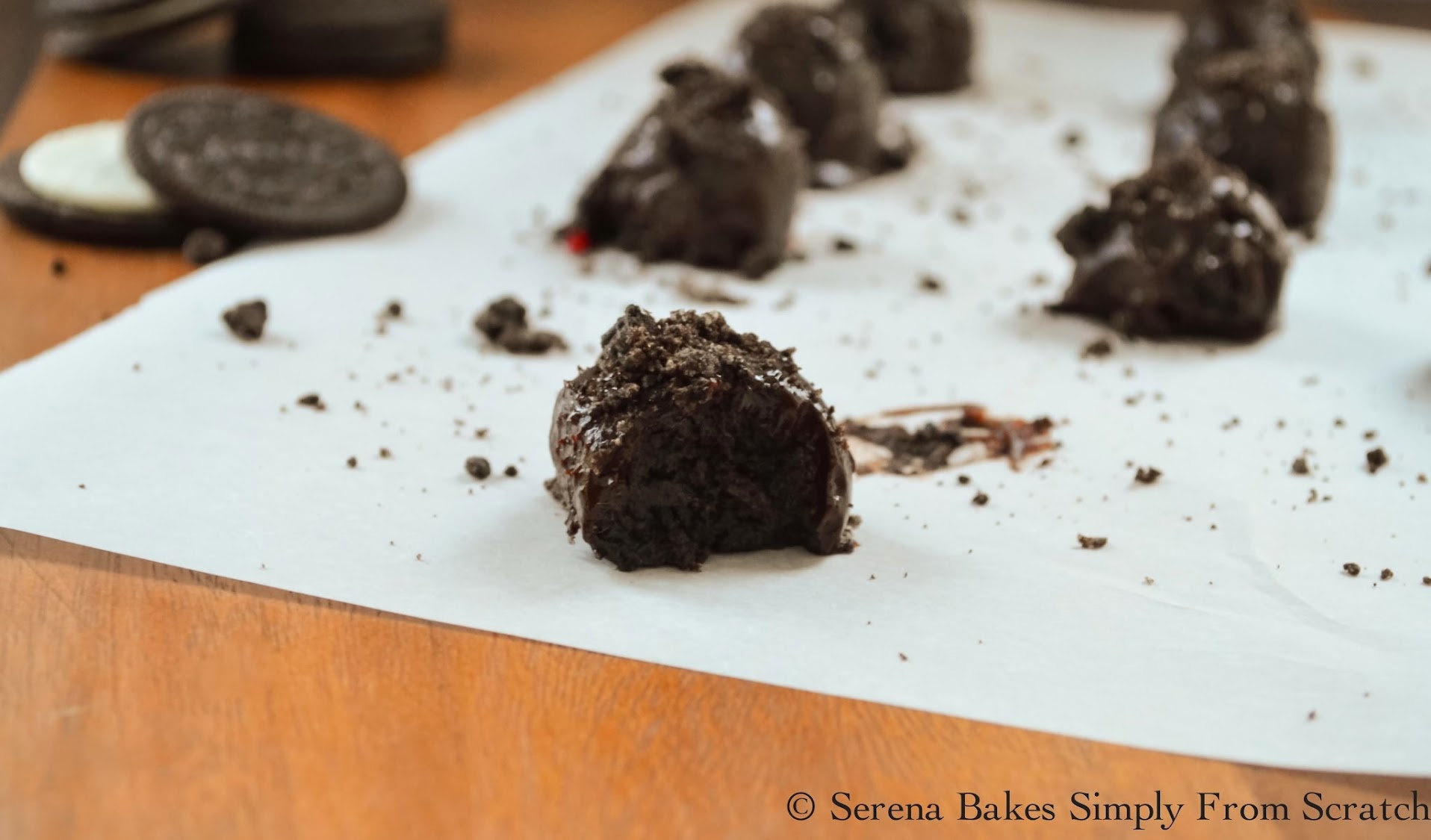 Mint Oreo Cookie Balls Serena Bakes Simply From Scratch