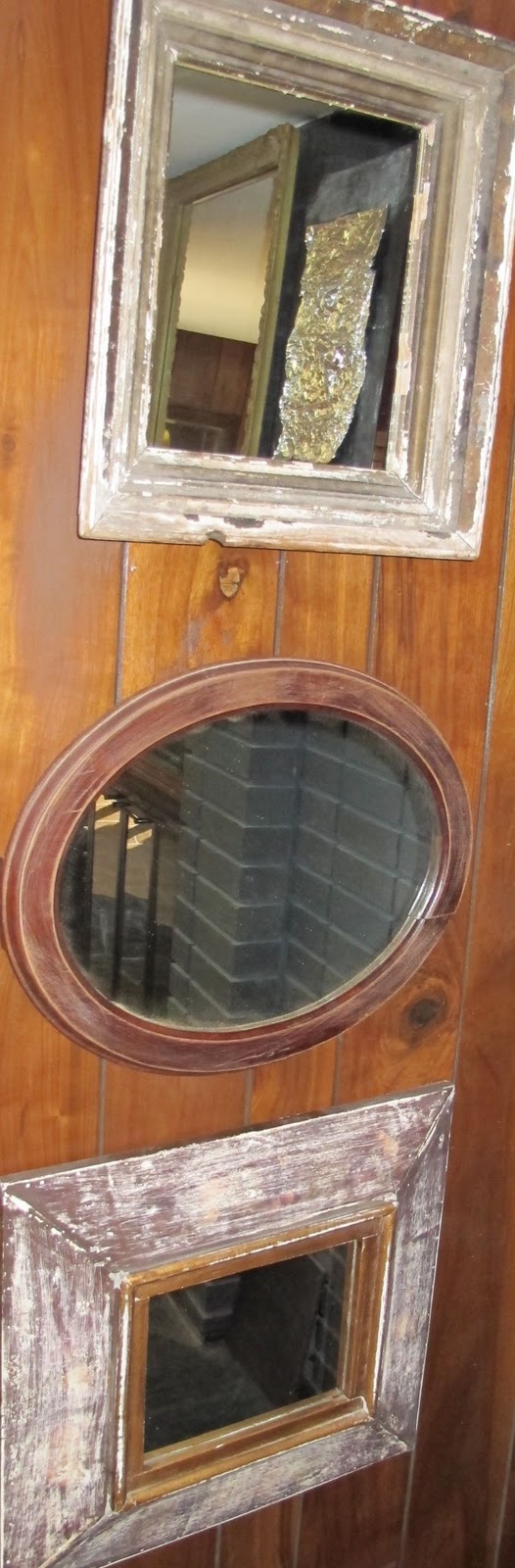 Luvvly Jubbly MIRRORS and aluminum foil.