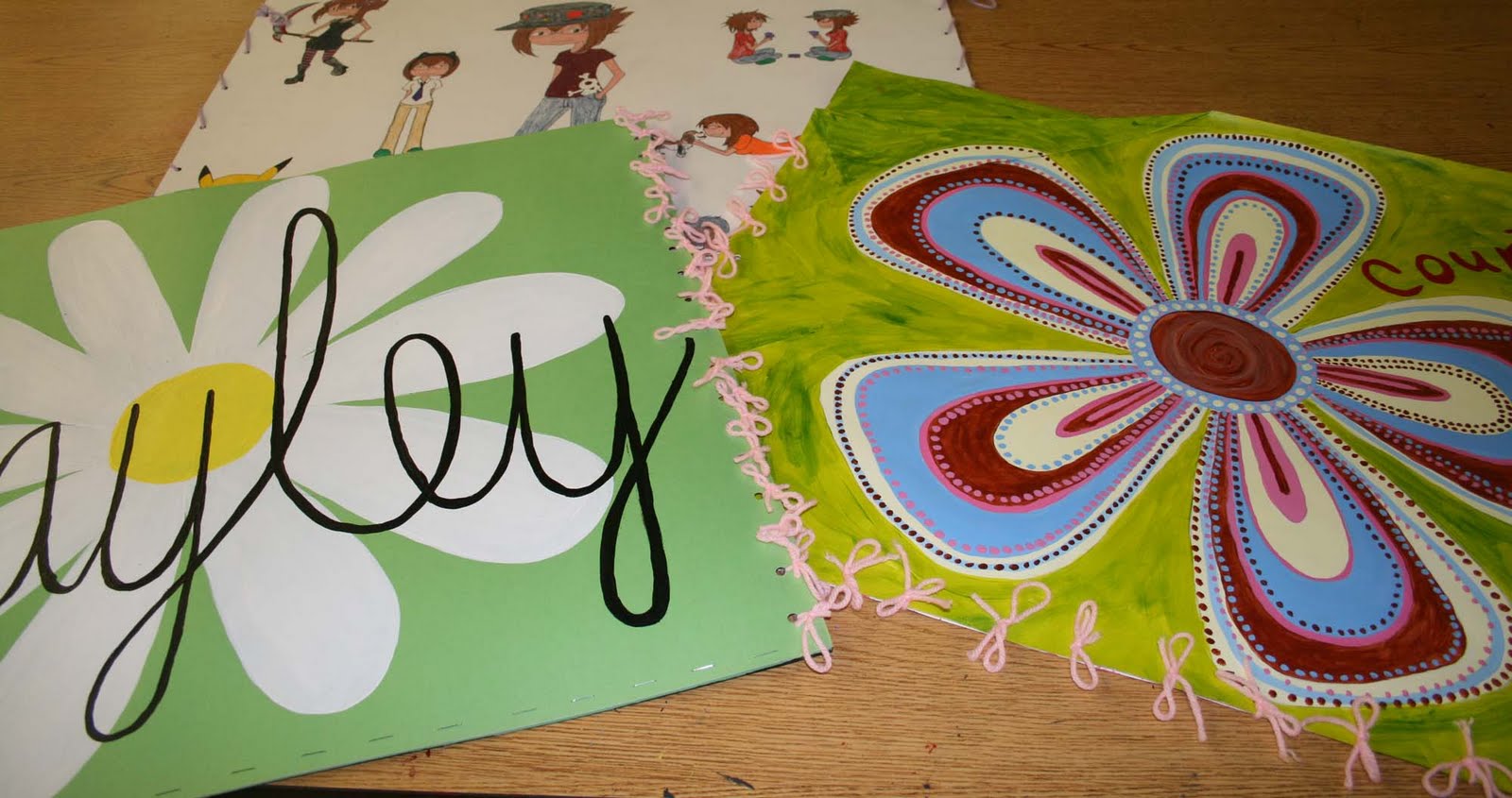 Mrs. Macre's Art Class Colorful Portfolios...