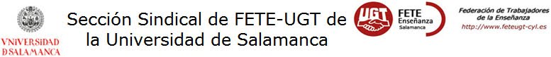Sección Sindical de FETE-UGT en la USAL