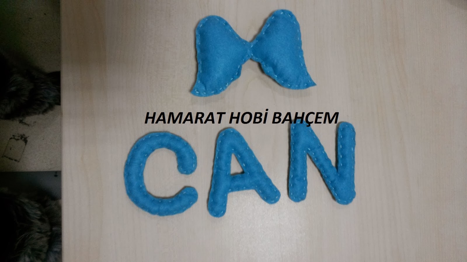 HAMARAT HOBİ BAHÇEM BEBEK ODASI İSİMLİ TAVAN SÜSÜ SEVİMLİ