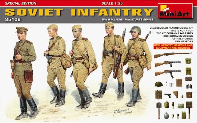Review de Infantería Soviética y su equipamiento por MiniArt MiniArt+Soviet+Infantry+35044_1+(3)