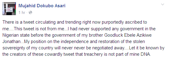 Asari Dokubo responds to Buhari's victory