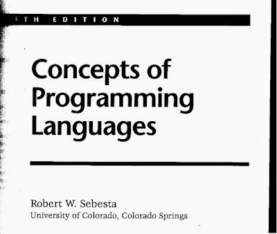 Principles of programming languages robert w sebesta pdf download