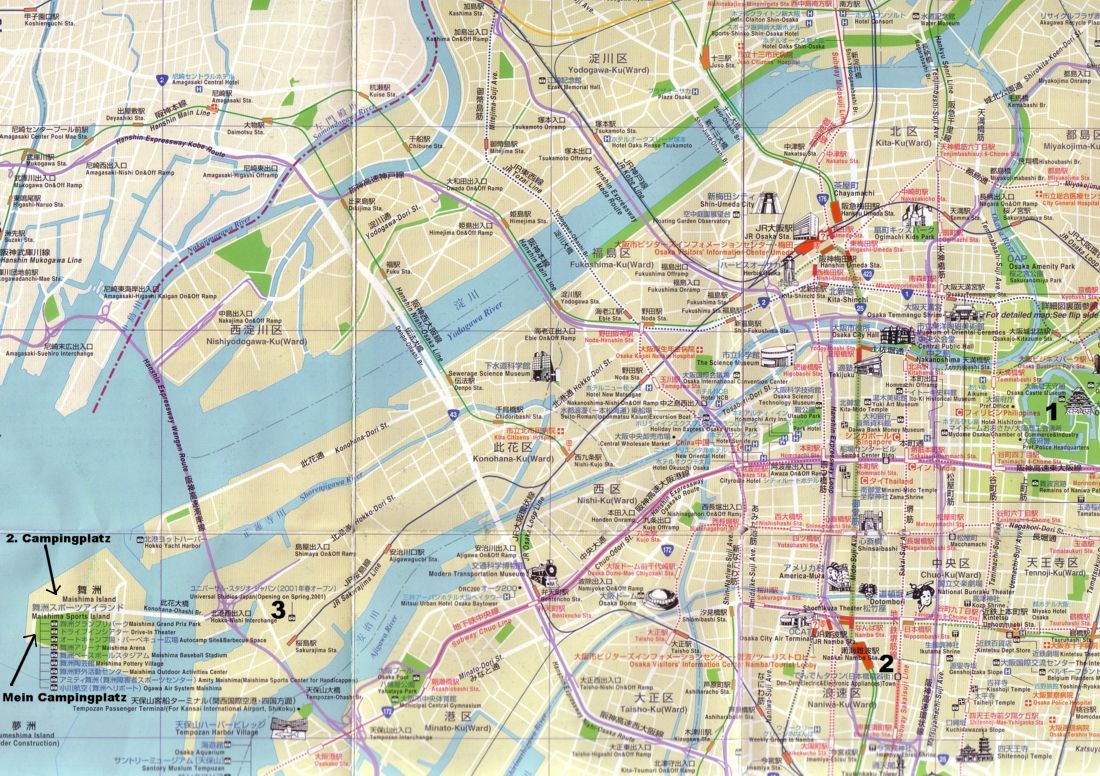 Osaka Map - Free Printable Maps