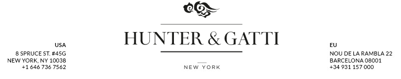 HUNTER & GATTI - Fashion & Art