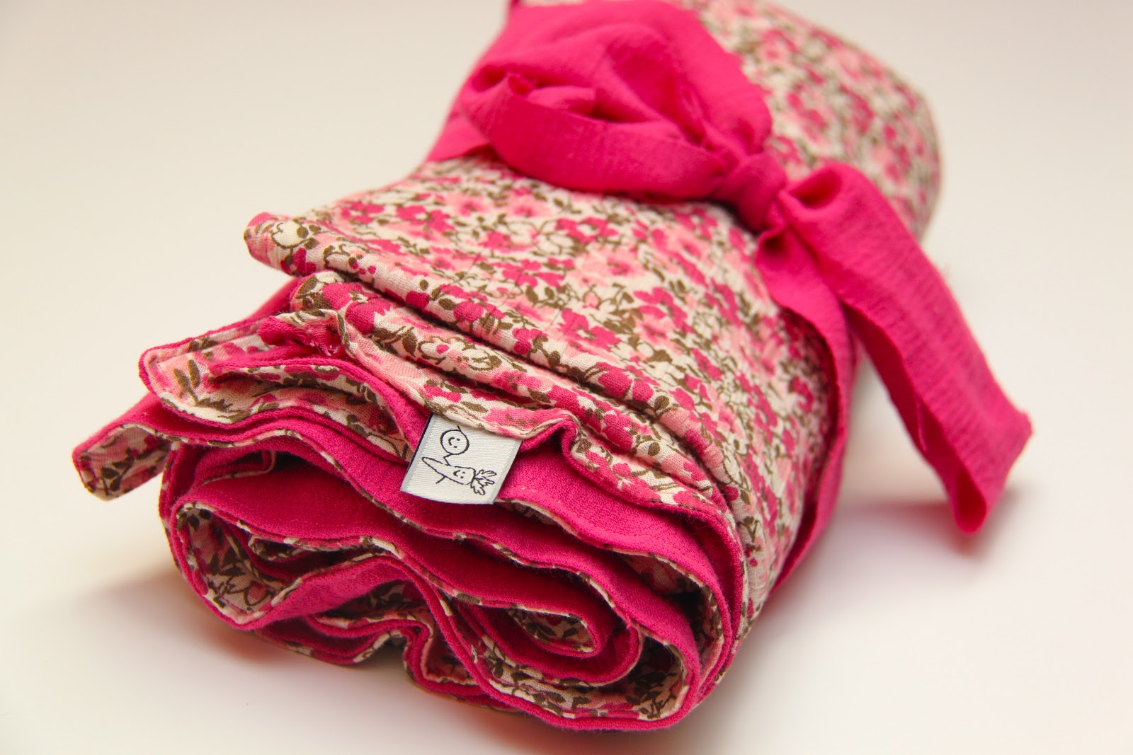 TUTORIAL Double Layered Gauze Swaddle Blanket Smashed Peas & Carrots