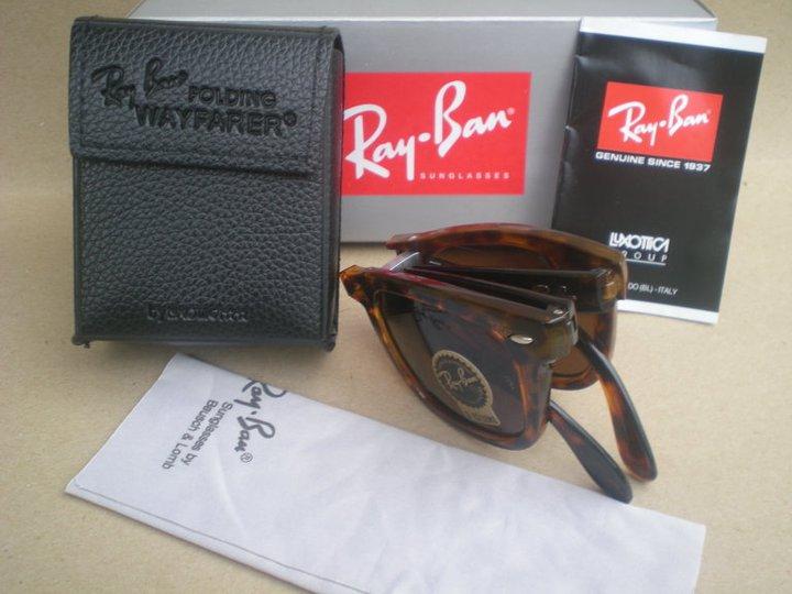 Rs1300 only Buy Ray Ban RB 4105 FOLDING WAYFARER online In India cheap price with pics BROWN