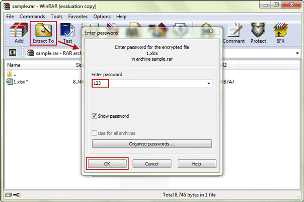 extract encrypted rar file with recovered password extract encrypted rar file with recovered password