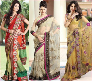 Designer saree collections models adds in saree