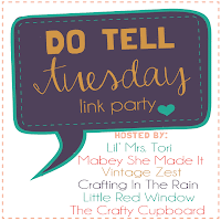 Do Tell Tuesday on Diane's Vintage Zest!