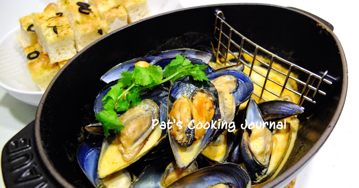Australian Blue Mussels in Creamy Tom Yum Sauce (冬陰公忌廉汁煮澳洲藍青口) - Pat's  Baking & Cooking Journal PP的烹飪· 烘培· 逸誌