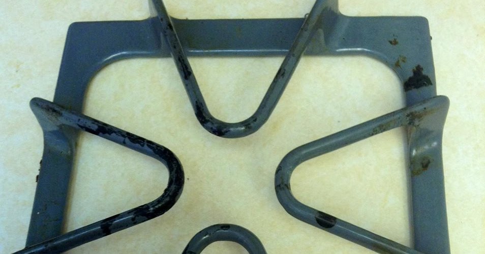 The Hawk's Nest How to remove burnt grime from stove top grates