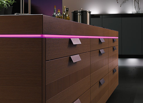 La iluminación integrada en la cocina - Cocinas con estilo